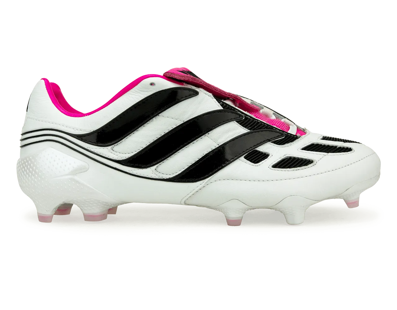 adidas Men's Predator Precision.1 FG K-Leather Cloud White/Pink/Black