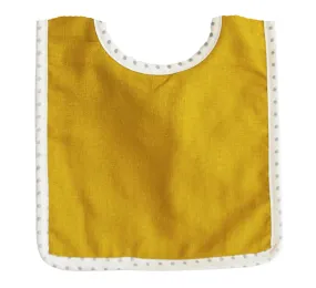 Alimrose Bobby Bib - Butterscotch Linen