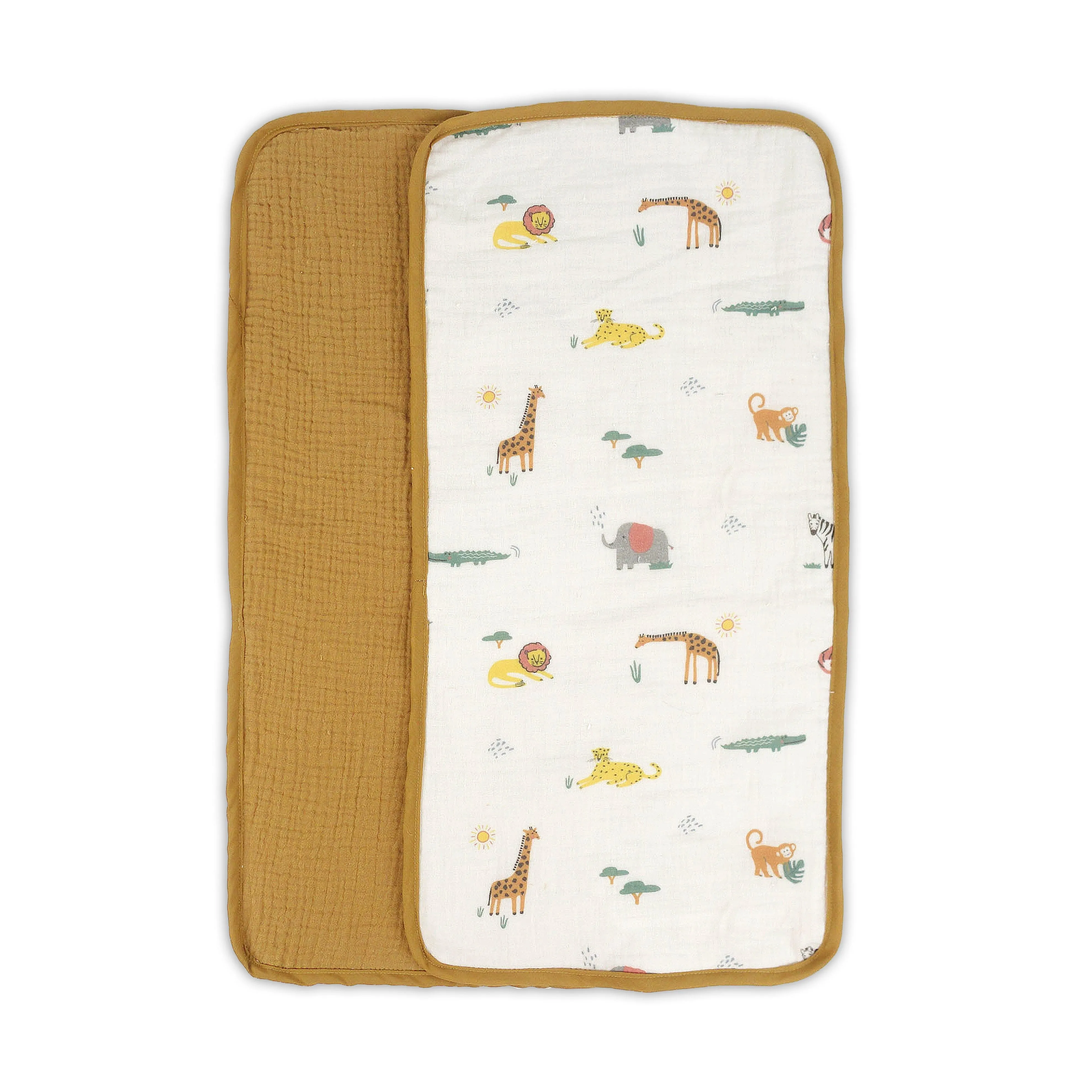 Animaux de Safari 2 Pk Burp Cloth Set