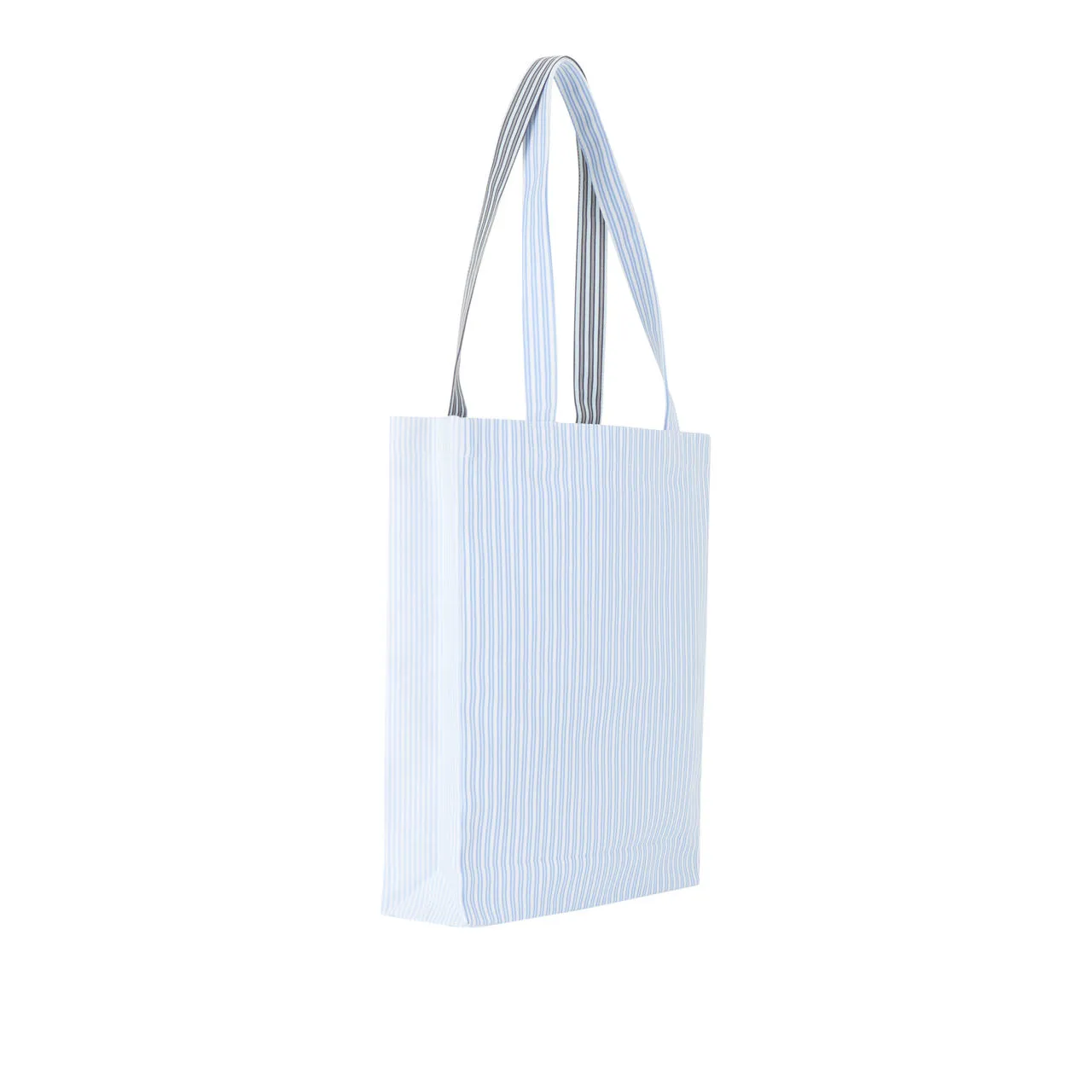 A.P.C. Lou Logo Striped Tote Bag - Blue