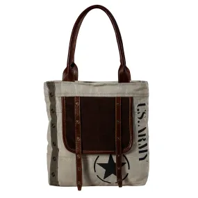 Army Motif Tote Bag