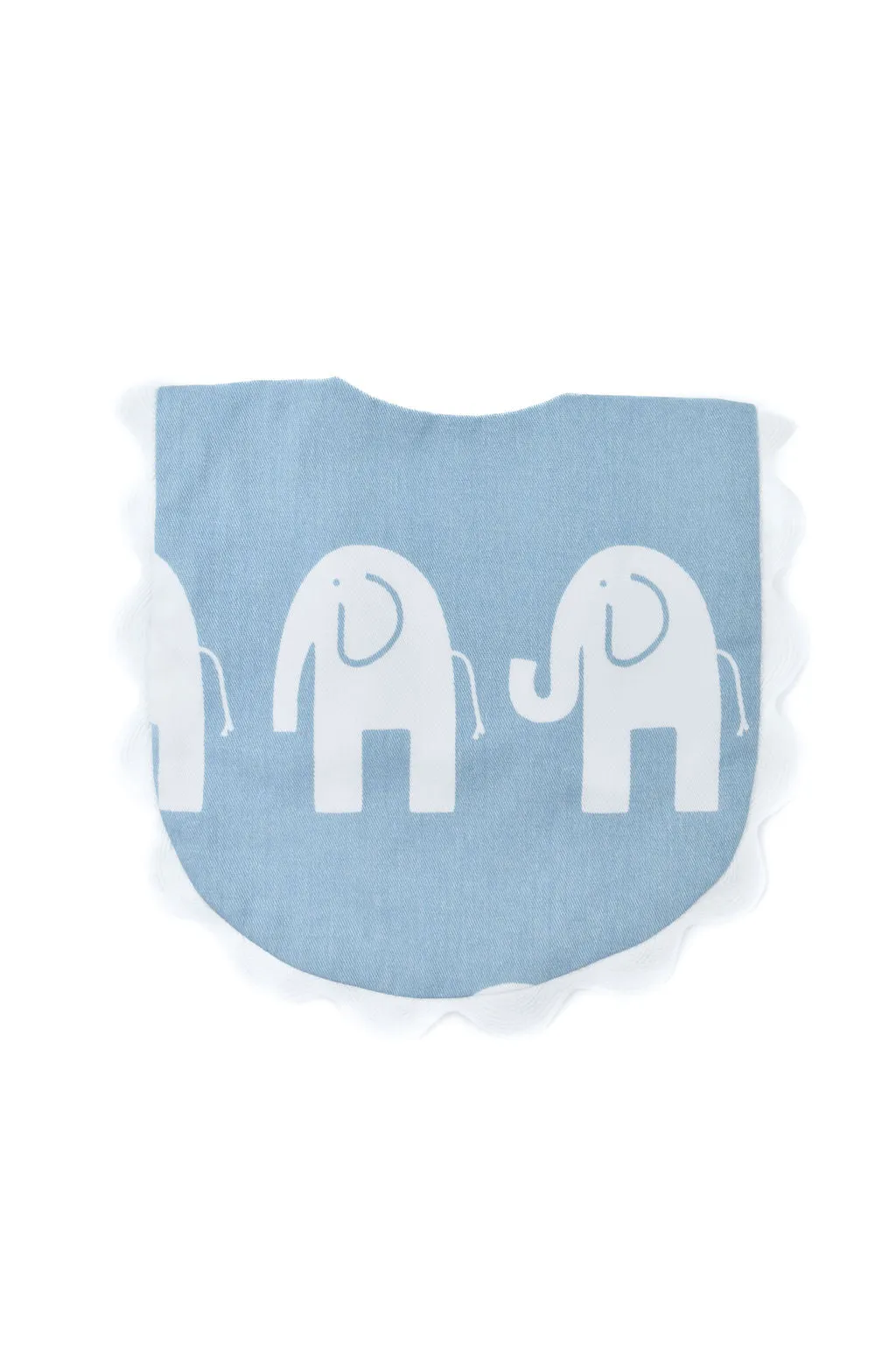 Big Elephant Blue Bib