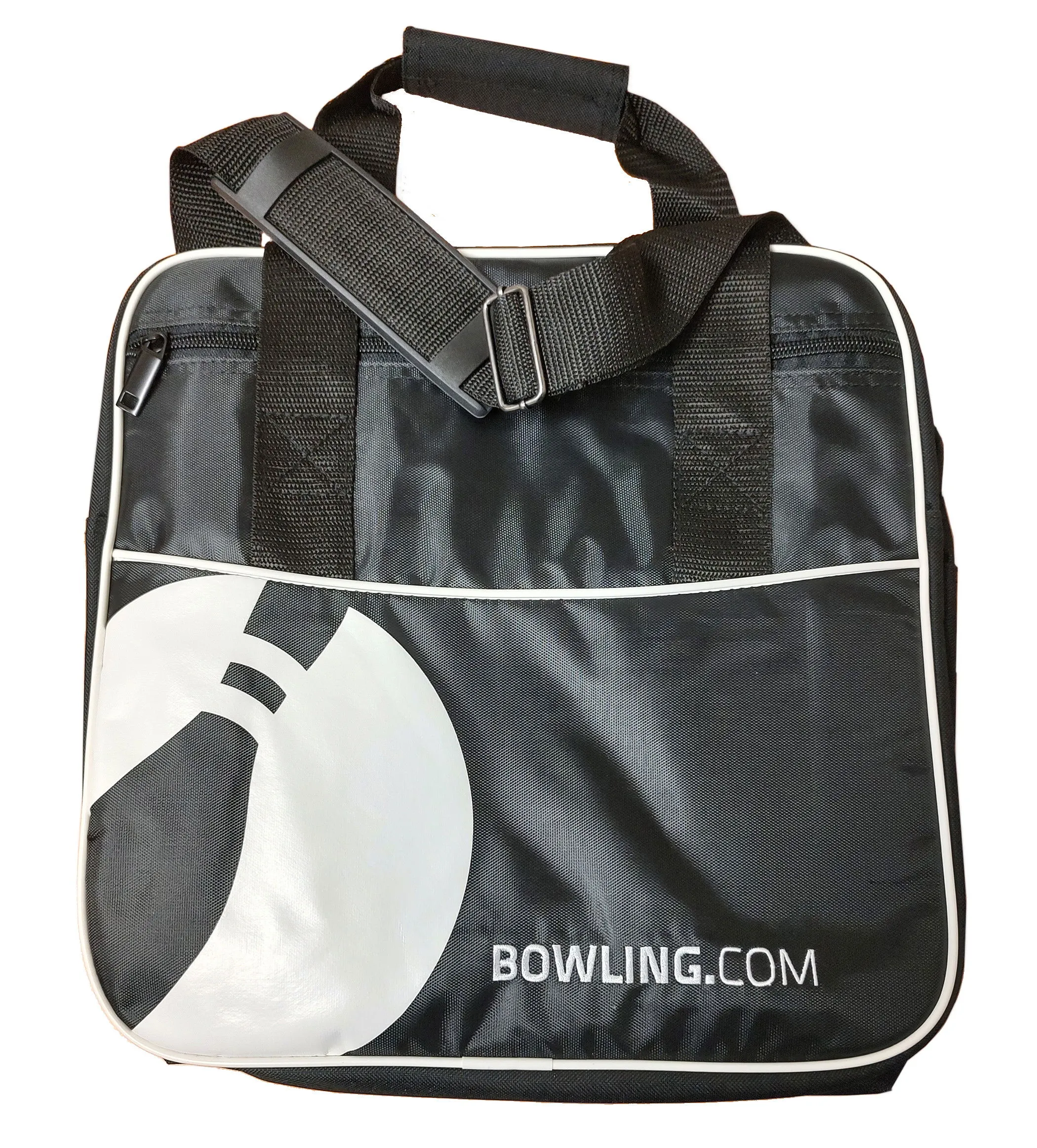 Bowling.com Single Tote Black/White