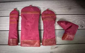 Burgundy Set of Head Covers