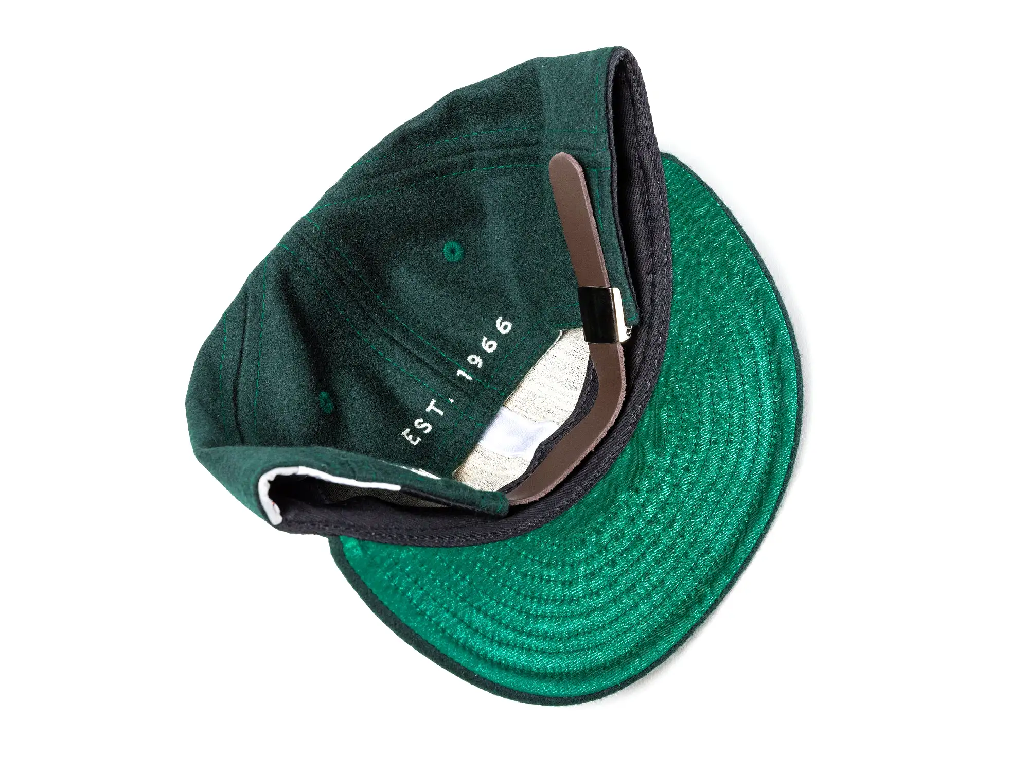 C3188-351 | K SWISS X EBBETS FIELD FLANNELS 6 PANEL HAT | EMERALD