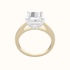 Cathedral Engagement Ring With Standard Four Prong Head