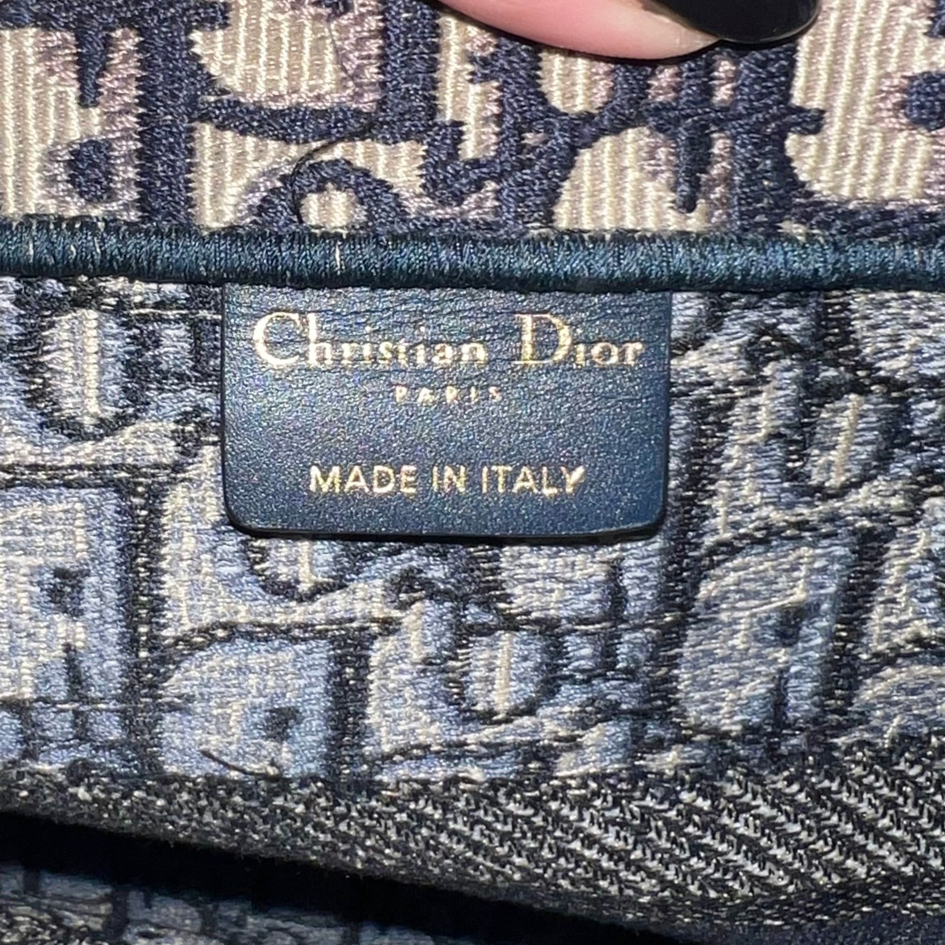 Christian Dior Book Tote Bag