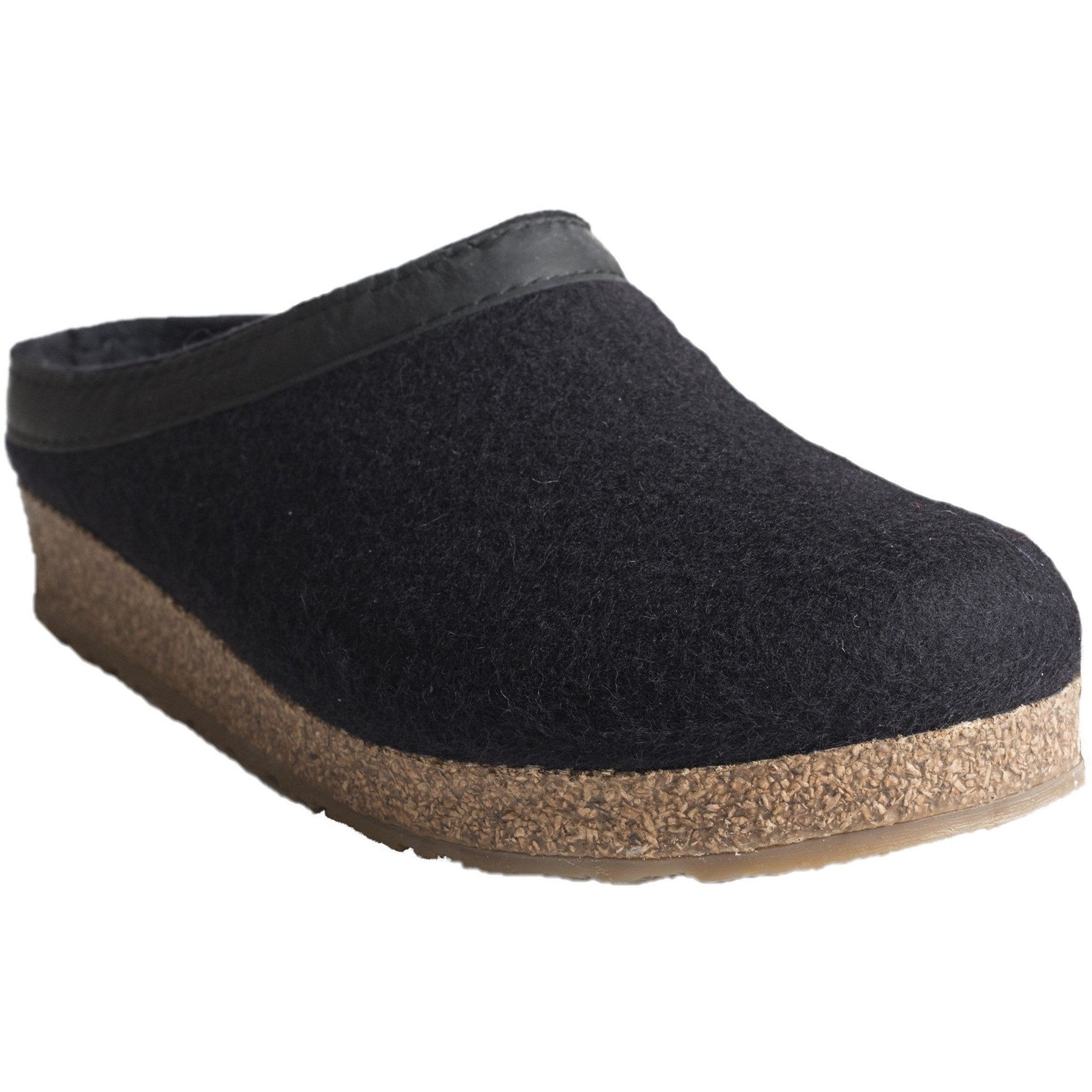 Cork & Wool Clog Black