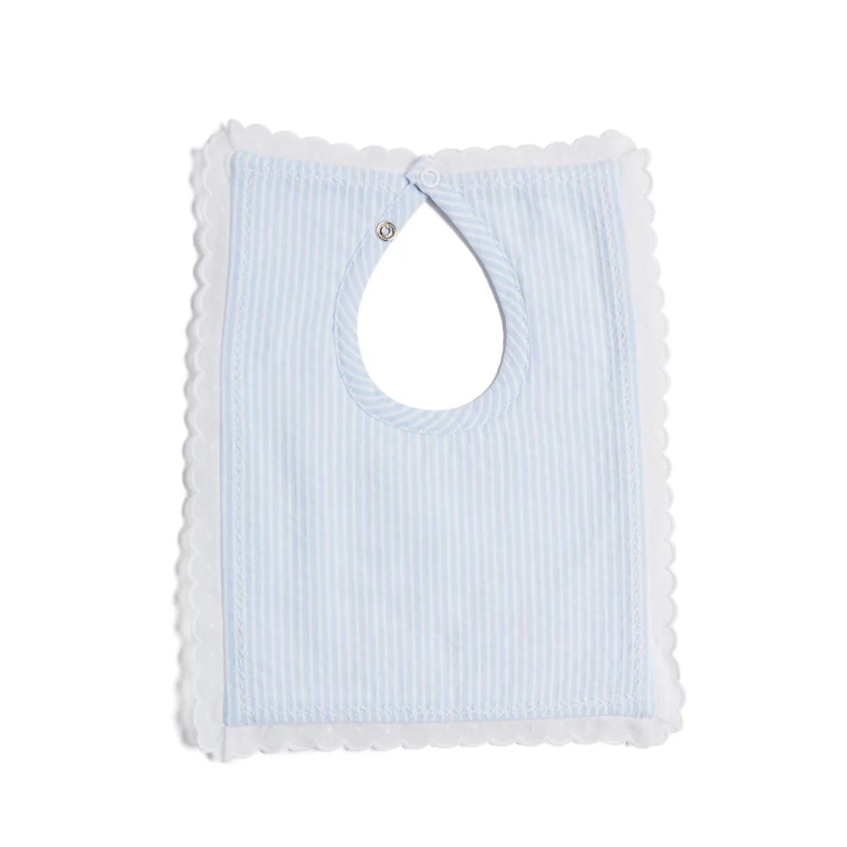 Delicate Blue Cotton Multipack Bibs