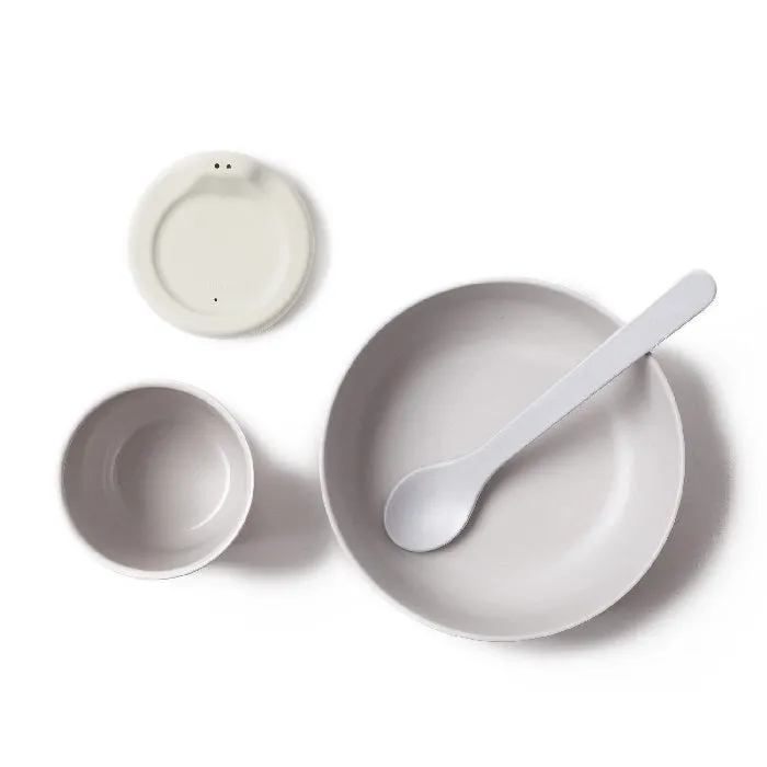 Ekobo Toddler Feeding Set Cloud White