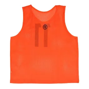 FC Mesh Numbered Training Bib Set - Adult (Orange)