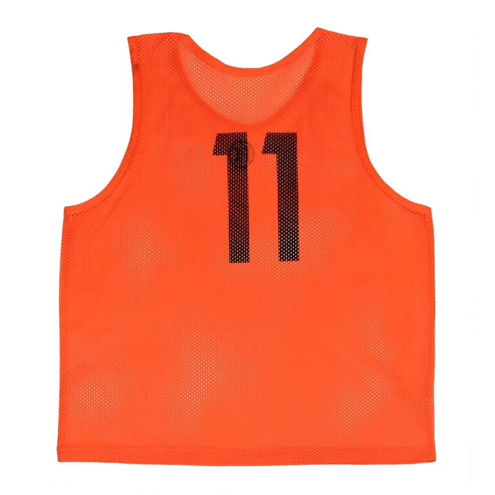 FC Mesh Numbered Training Bib Set - Adult (Orange)