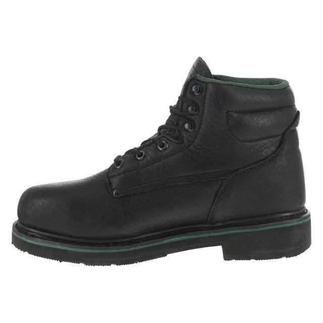 Florsheim Men's Black 6 Classic Steel Toe Work Boot FE675