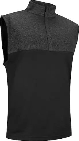 FootJoy Heather Yoke Half-Zip Vest