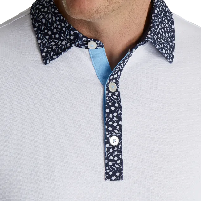 FootJoy Tossed Tulip Trim Polo