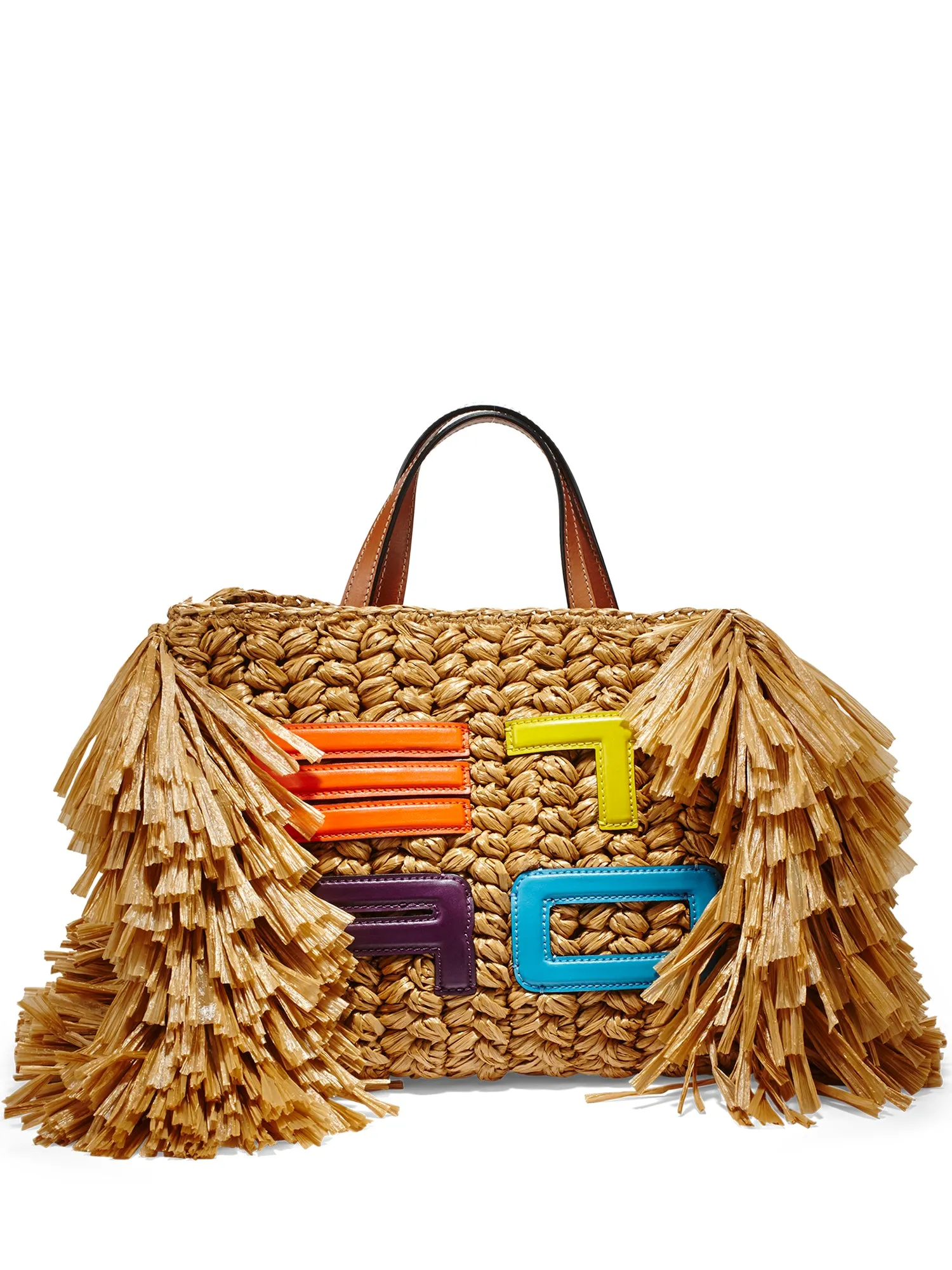 Giana Raffia Tote