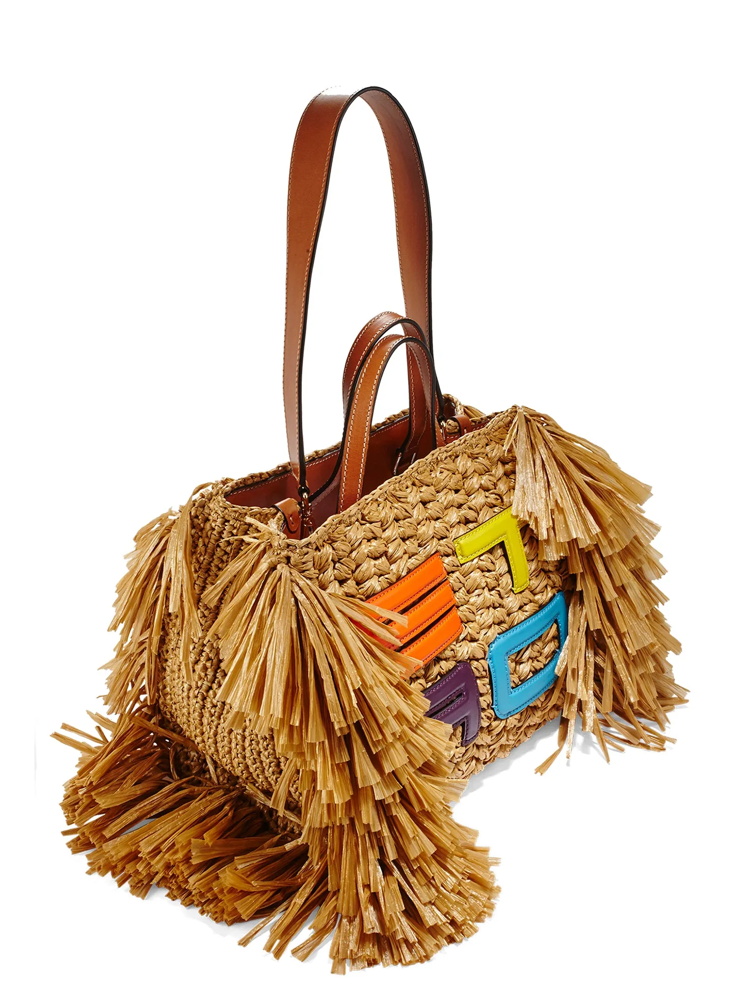 Giana Raffia Tote