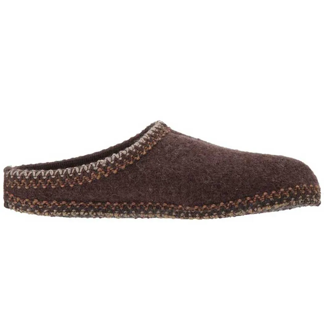 Haflinger AS Slipper Brown Classic Woolfelt (Women's)