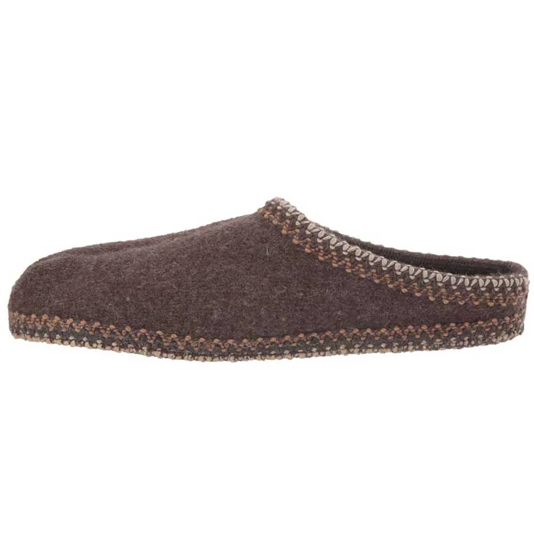 Haflinger AS Slipper Brown Classic Woolfelt (Women's)