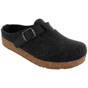 Haflinger GZB Clog Charcoal (Women's)