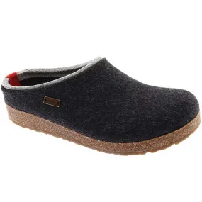 Haflinger Kris Clog Charcoal (Unisex)