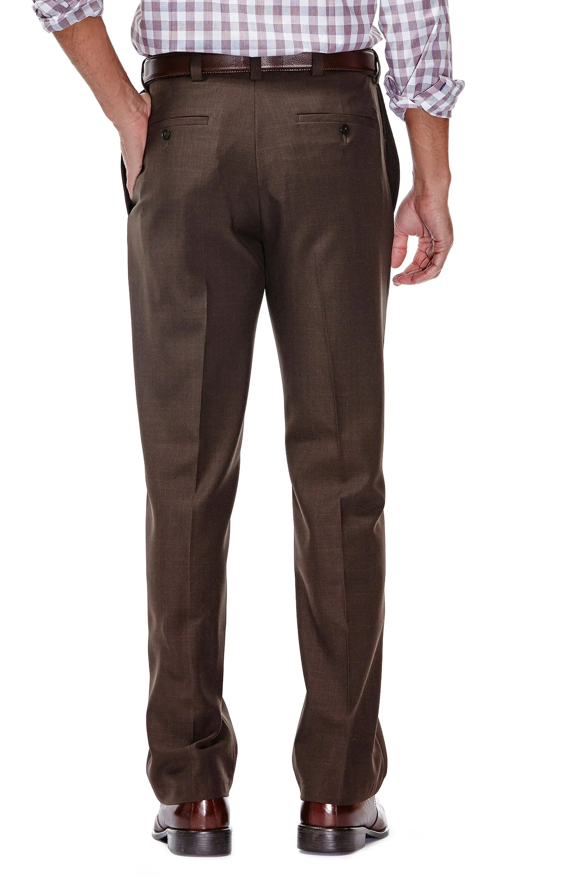 Haggar eClo Plain Front Pant