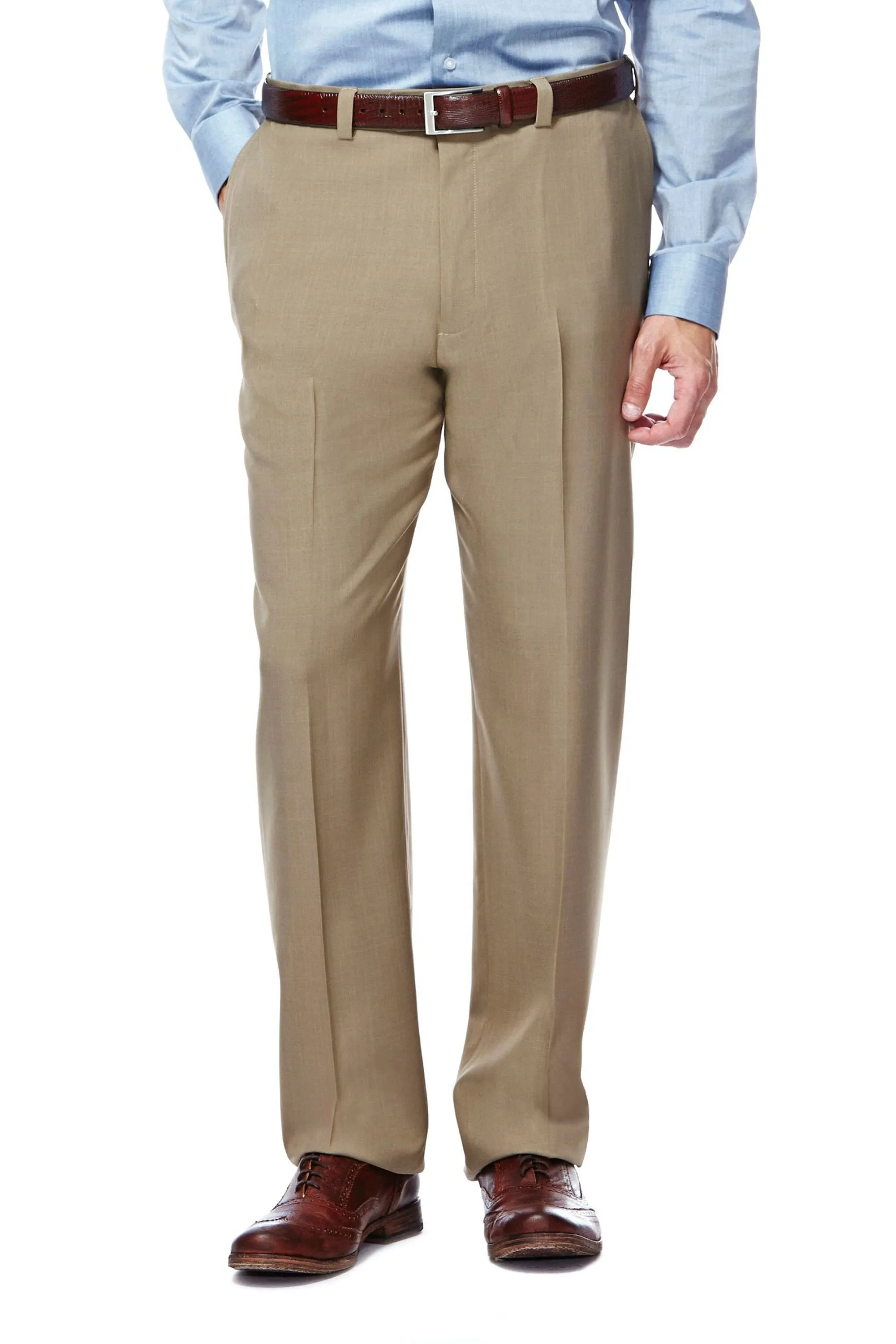 Haggar eClo Plain Front Pant