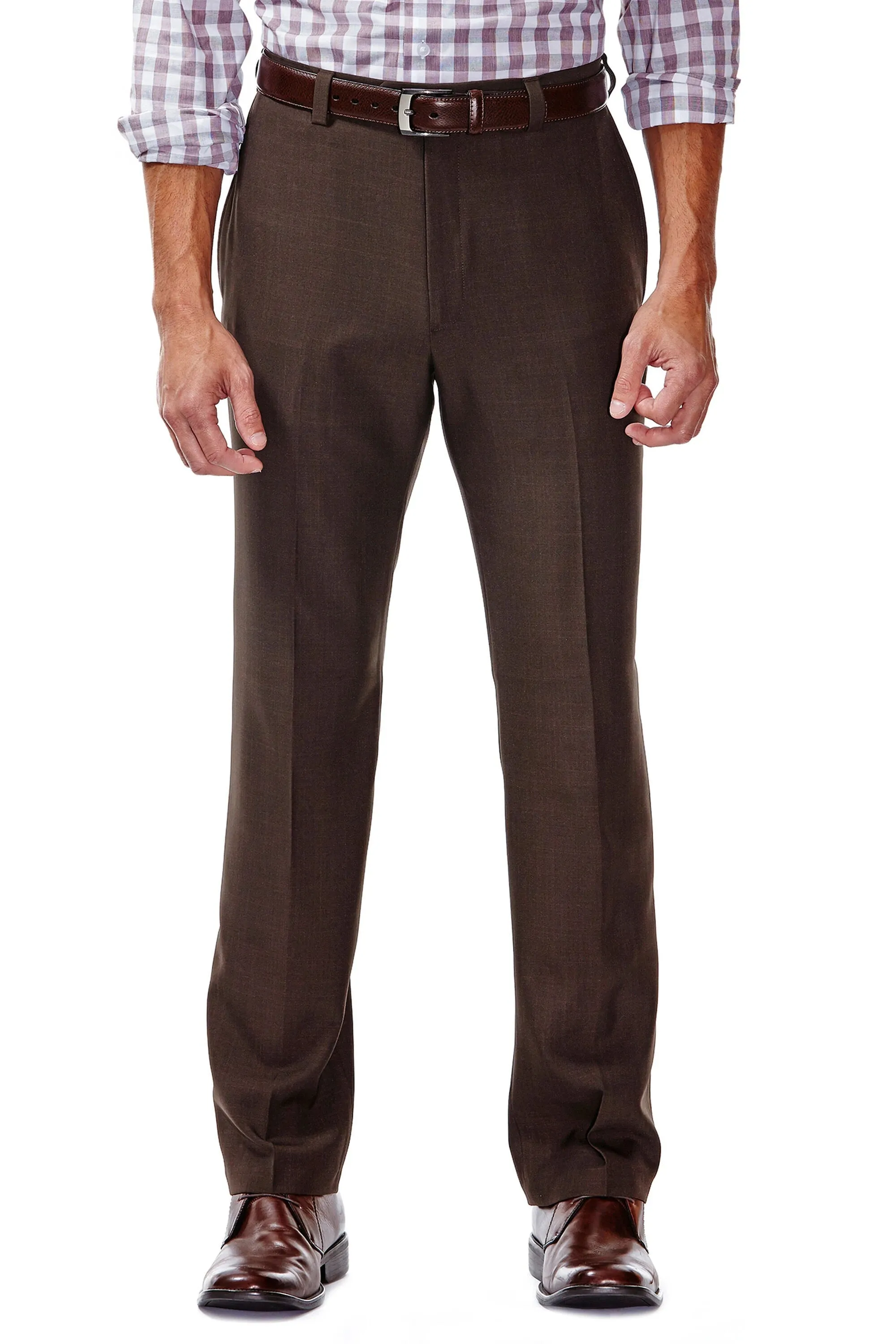 Haggar eClo Plain Front Pant