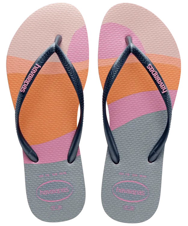 Havaianas Slim Palette Glow Flip Flops - Peony Rose