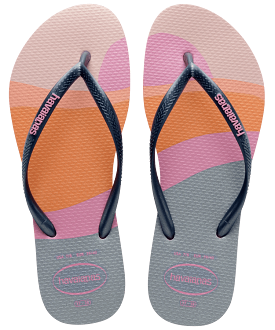 Havaianas Slim Palette Glow Flip Flops - Peony Rose