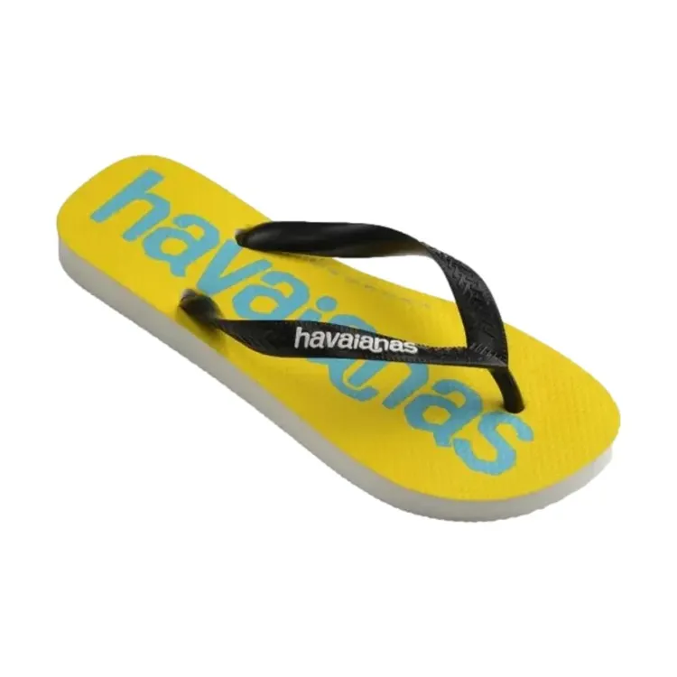 Havaianas Top Logomania2 Fc Infradito Giallo Bianco