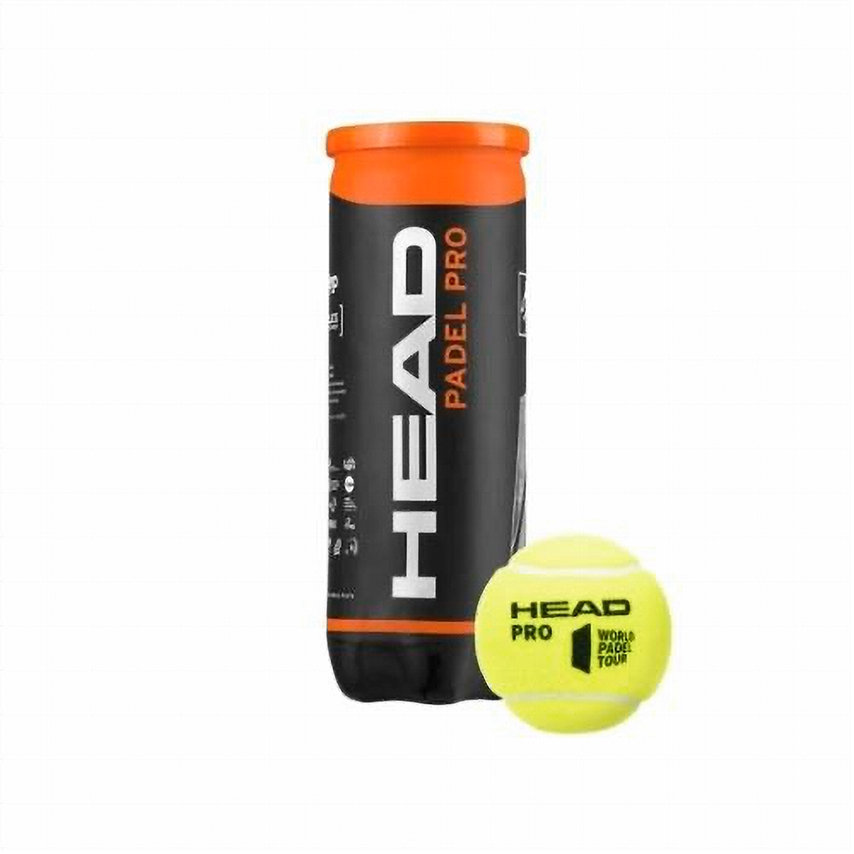 Head Padel Pro Sea Level Padel Balls - 3 ball tin