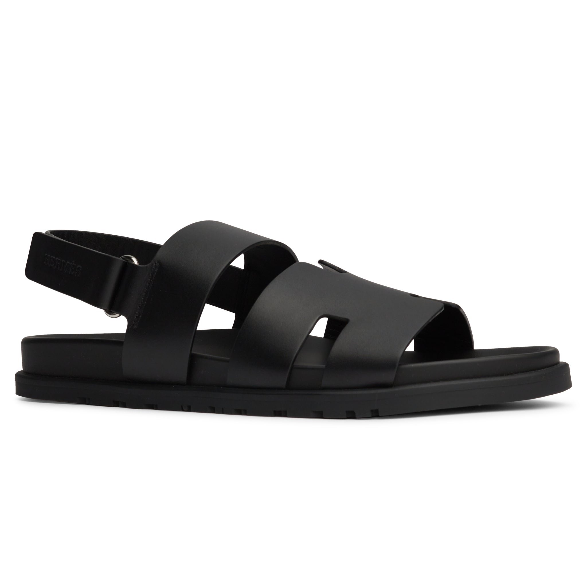 Hermes Paris Genius Black Sandal