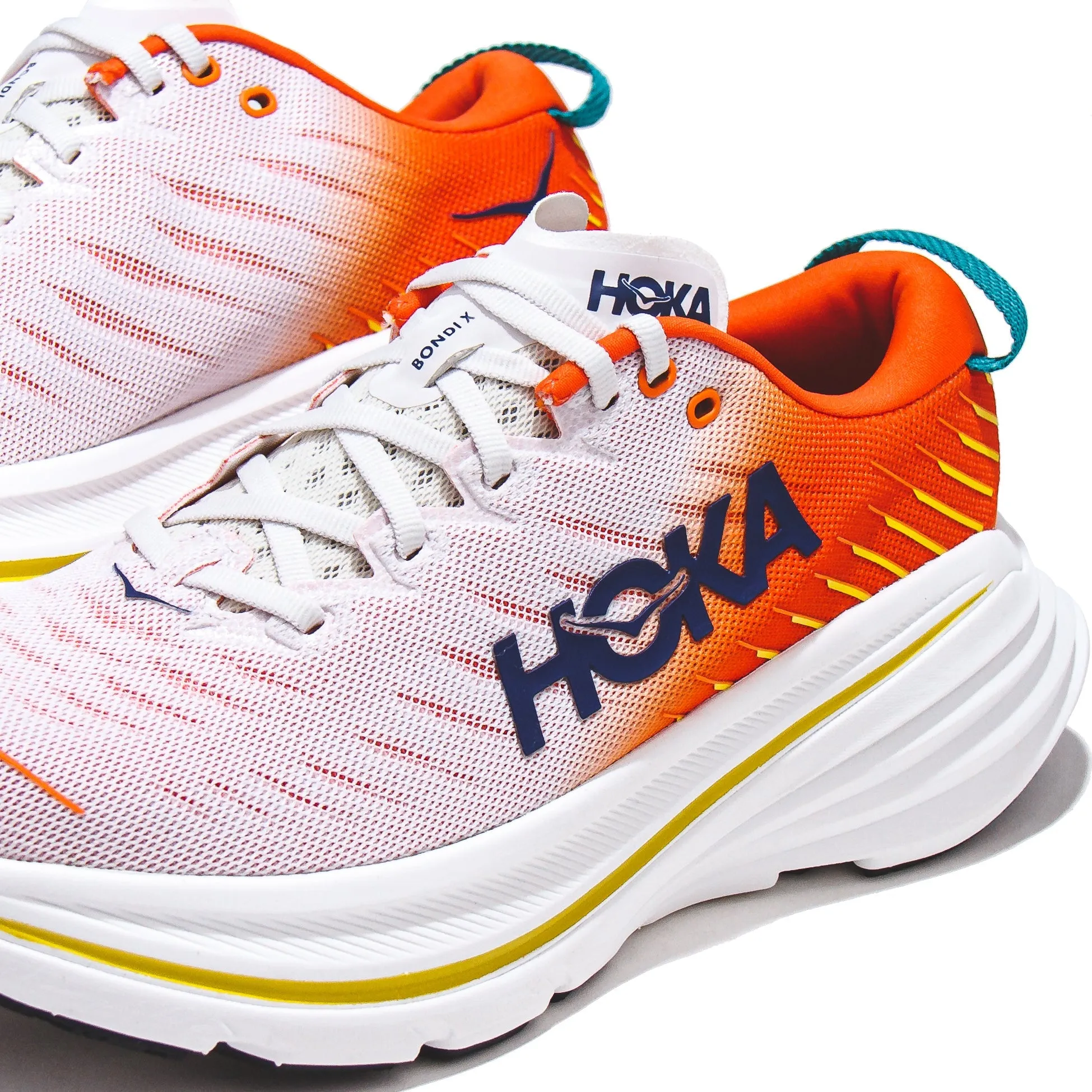 Hoka One One Men Bondi X Blanc De Blanc Flame 1113512-BDBF