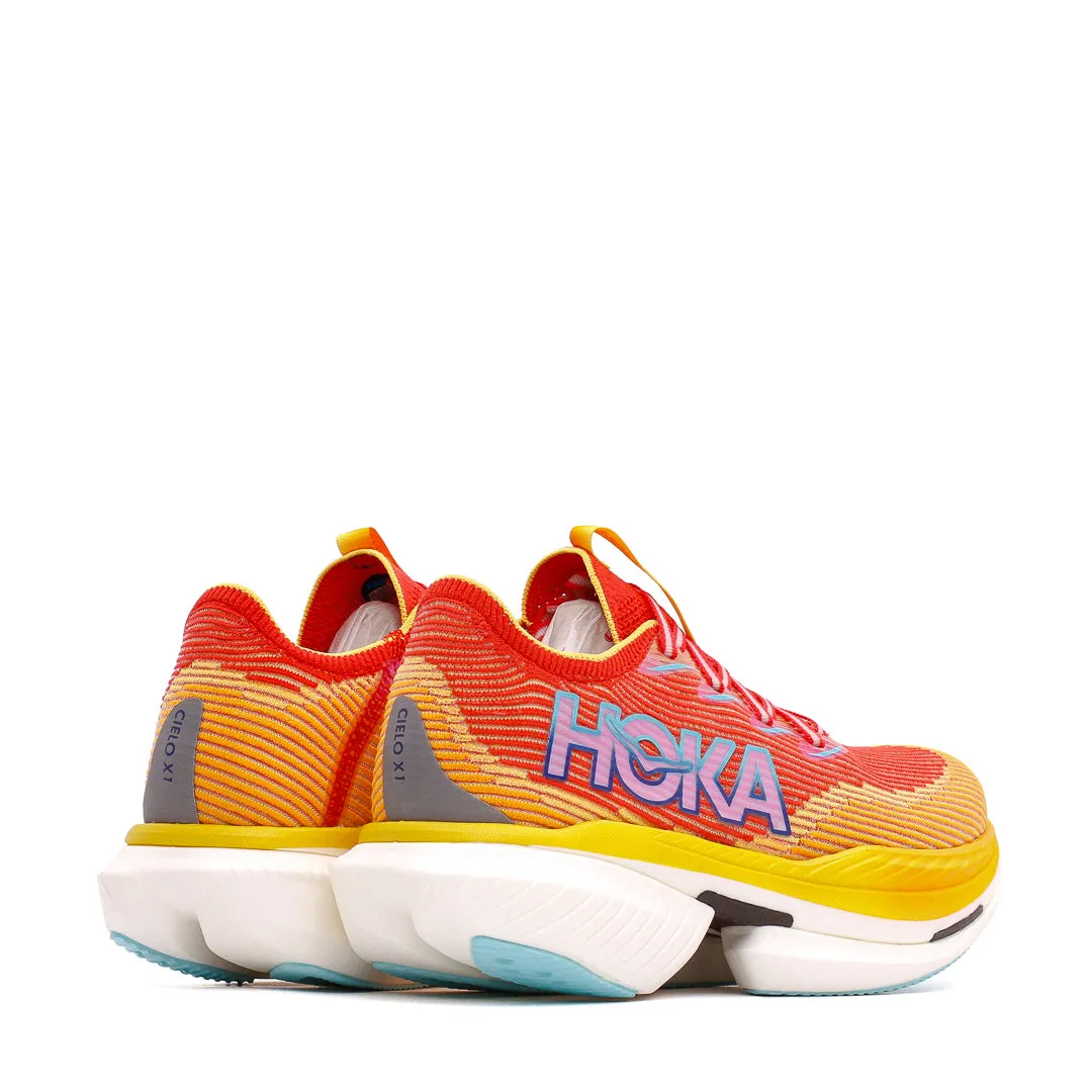 Hoka One One Men Cielo X1 Cerise Solar Flare 1147910-CSSL