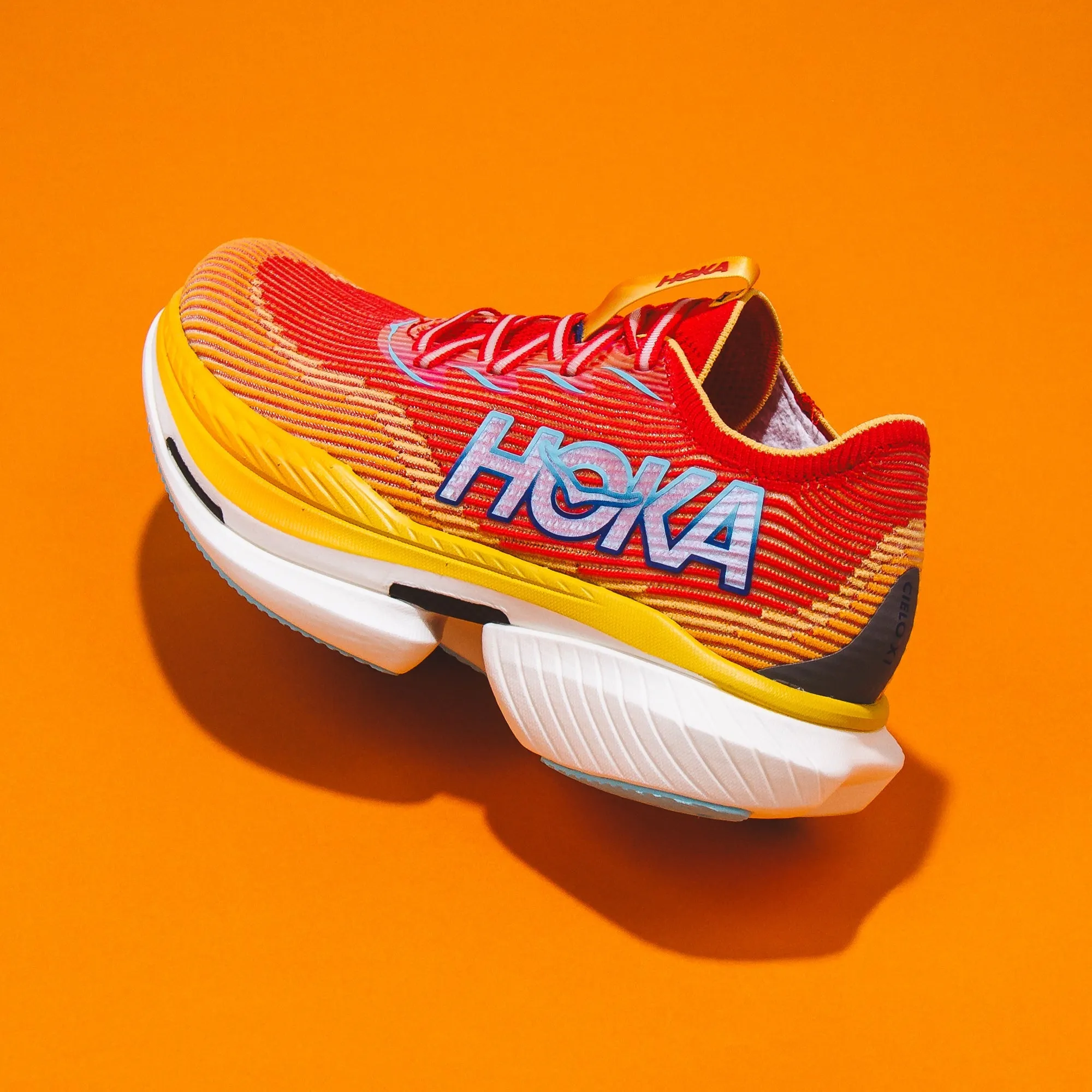 Hoka One One Men Cielo X1 Cerise Solar Flare 1147910-CSSL