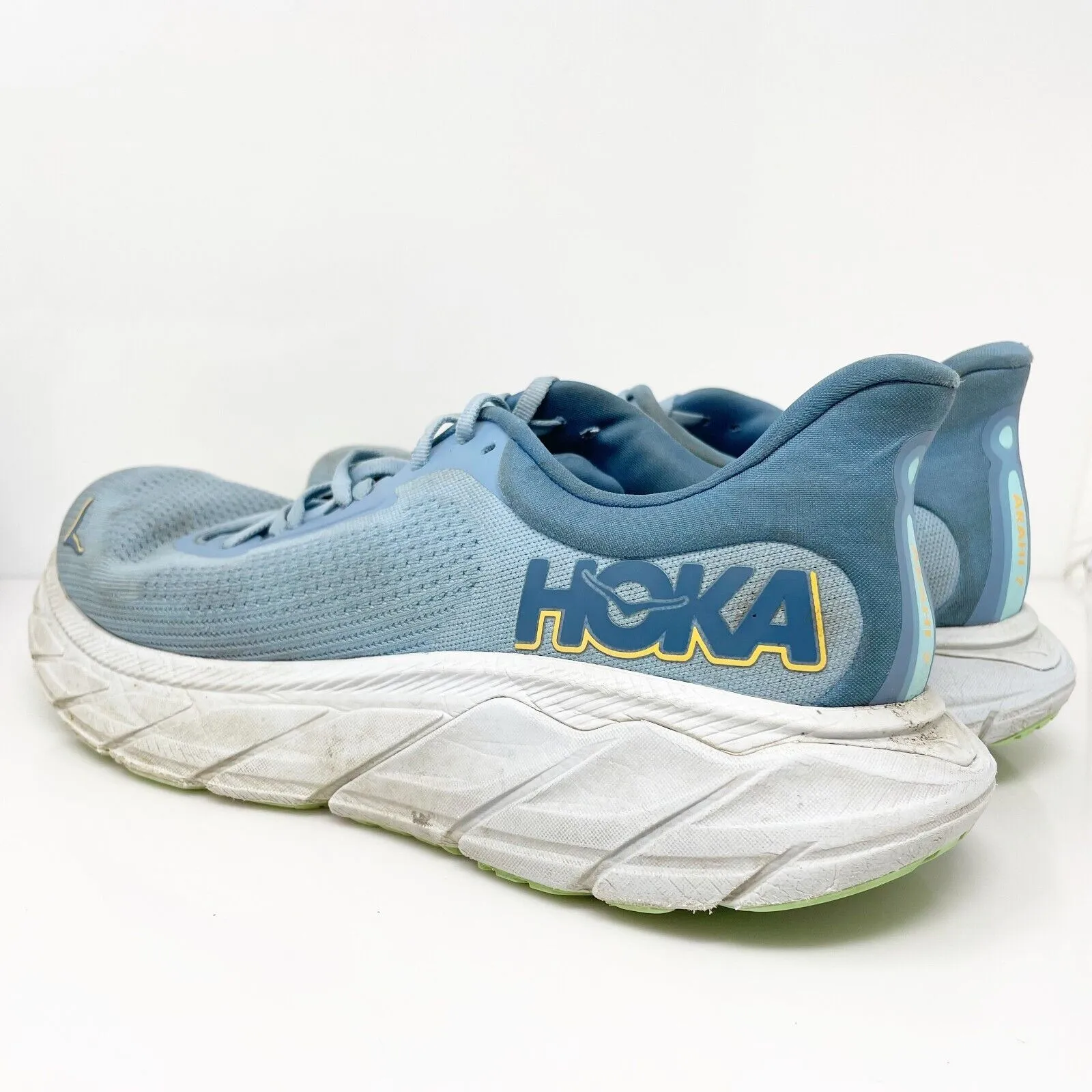 Hoka One One Mens Arahi 7 1147850 SSK Blue Running Shoes Sneakers Size 12 D