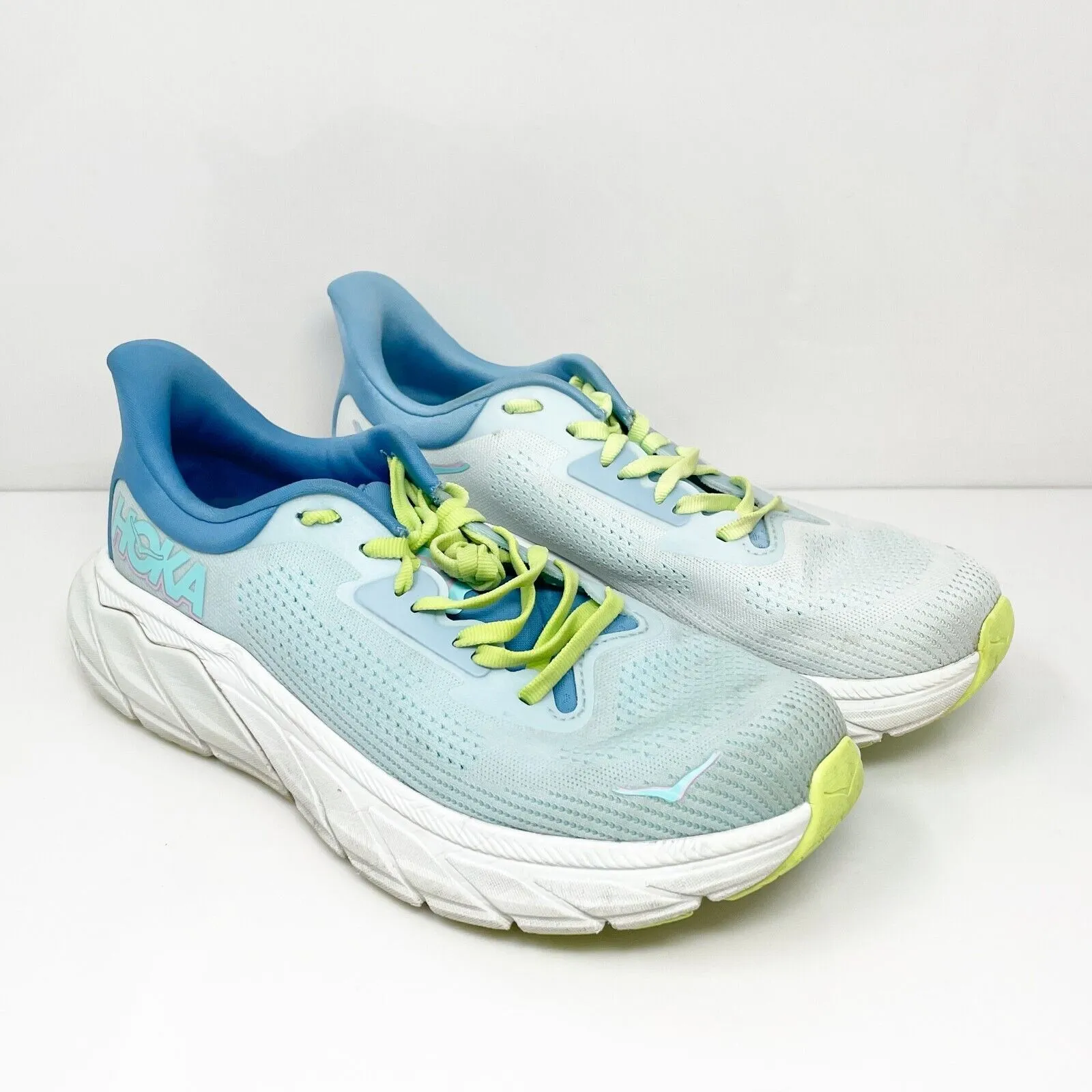 Hoka One One Womens Arahi 7 1147851 ISK Blue Running Shoes Sneakers Size 8.5 B