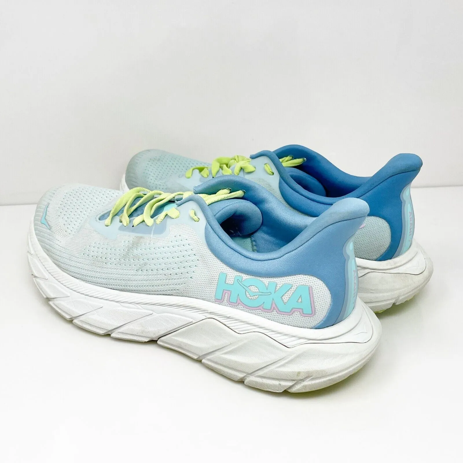 Hoka One One Womens Arahi 7 1147851 ISK Blue Running Shoes Sneakers Size 8.5 B