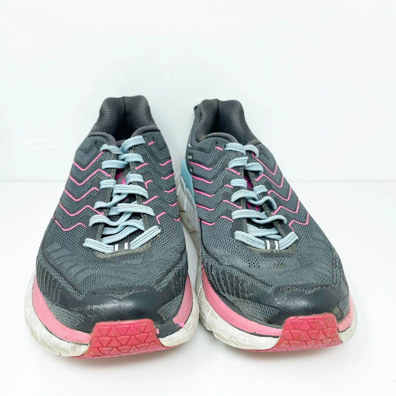 Hoka One One Womens Clifton 4 1016724 CRAS Black Running Shoes Sneakers Size 7