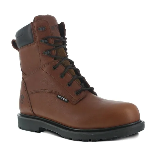 Iron Age Hauler Mens Brown 8 Waterproof Work Boot IA0180