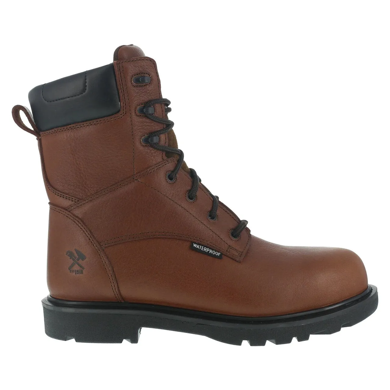 Iron Age Hauler Mens Brown 8 Waterproof Work Boot IA0180