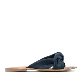 Jeffrey Campbell Zocalo Slide Women's Sandal in Navy Suede