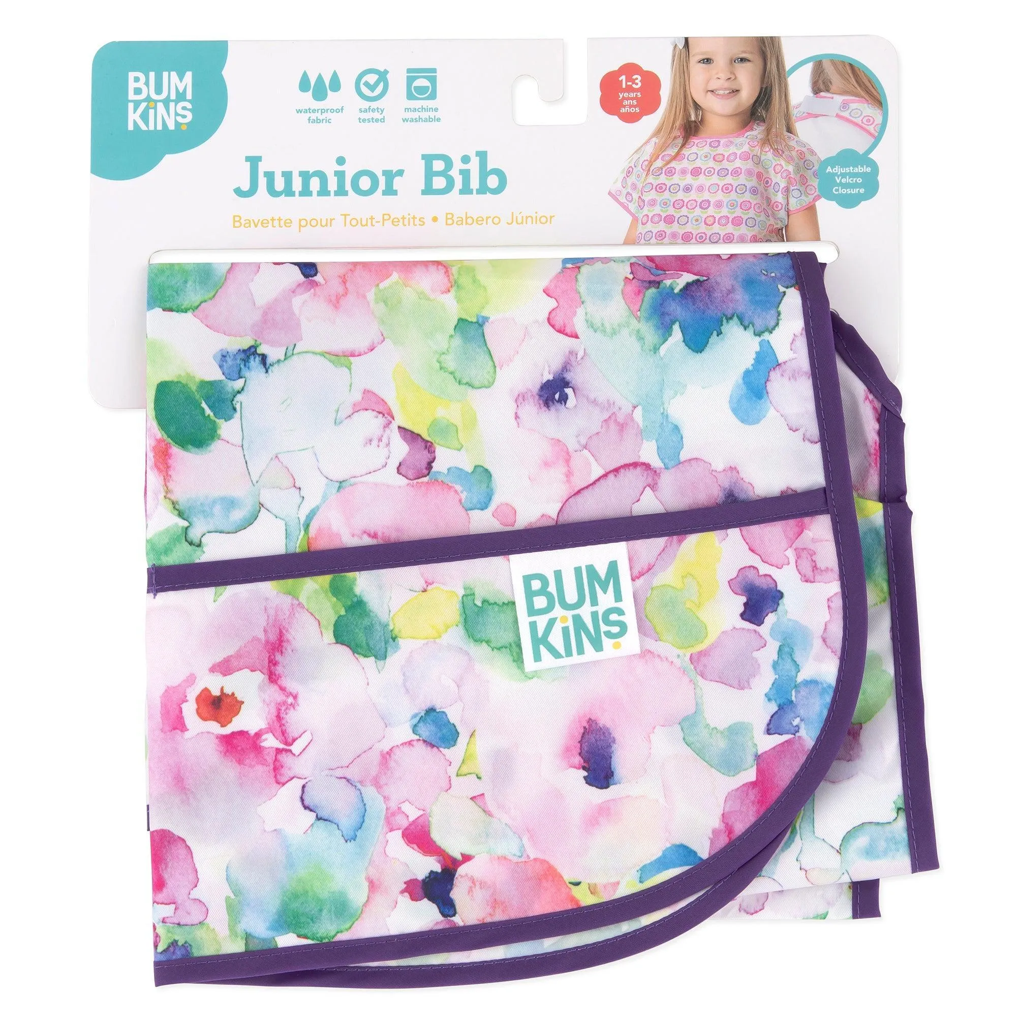 Junior Bib: Watercolor