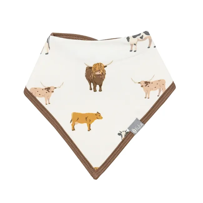 Kyte Baby Printed Bib in Moo