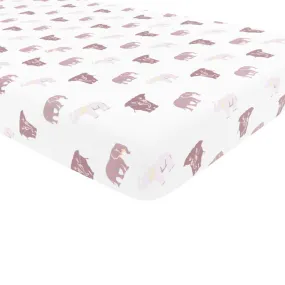 Kyte Baby Printed Crib Sheet in Elephant