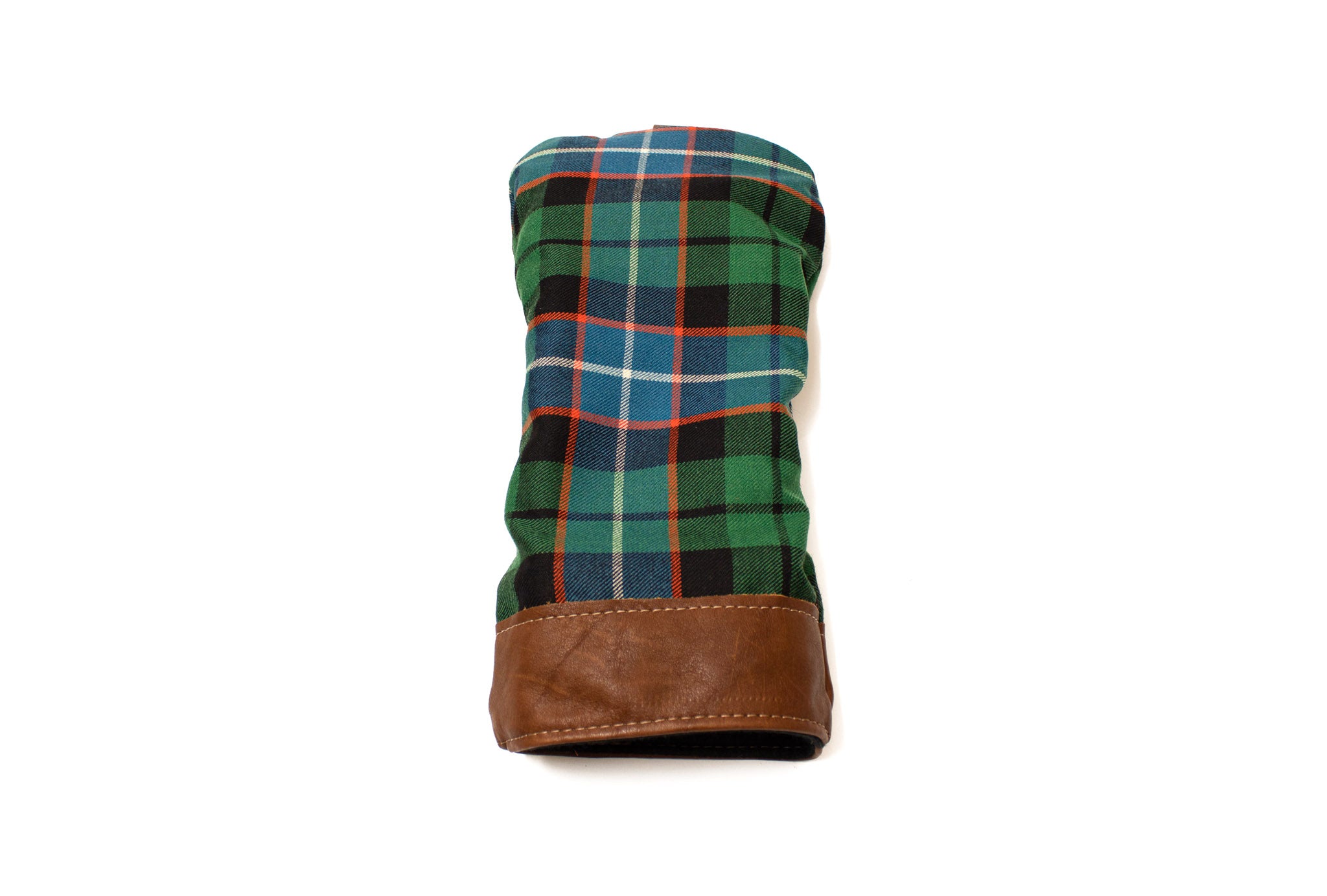 Leather & Wool Tartan Head Cover