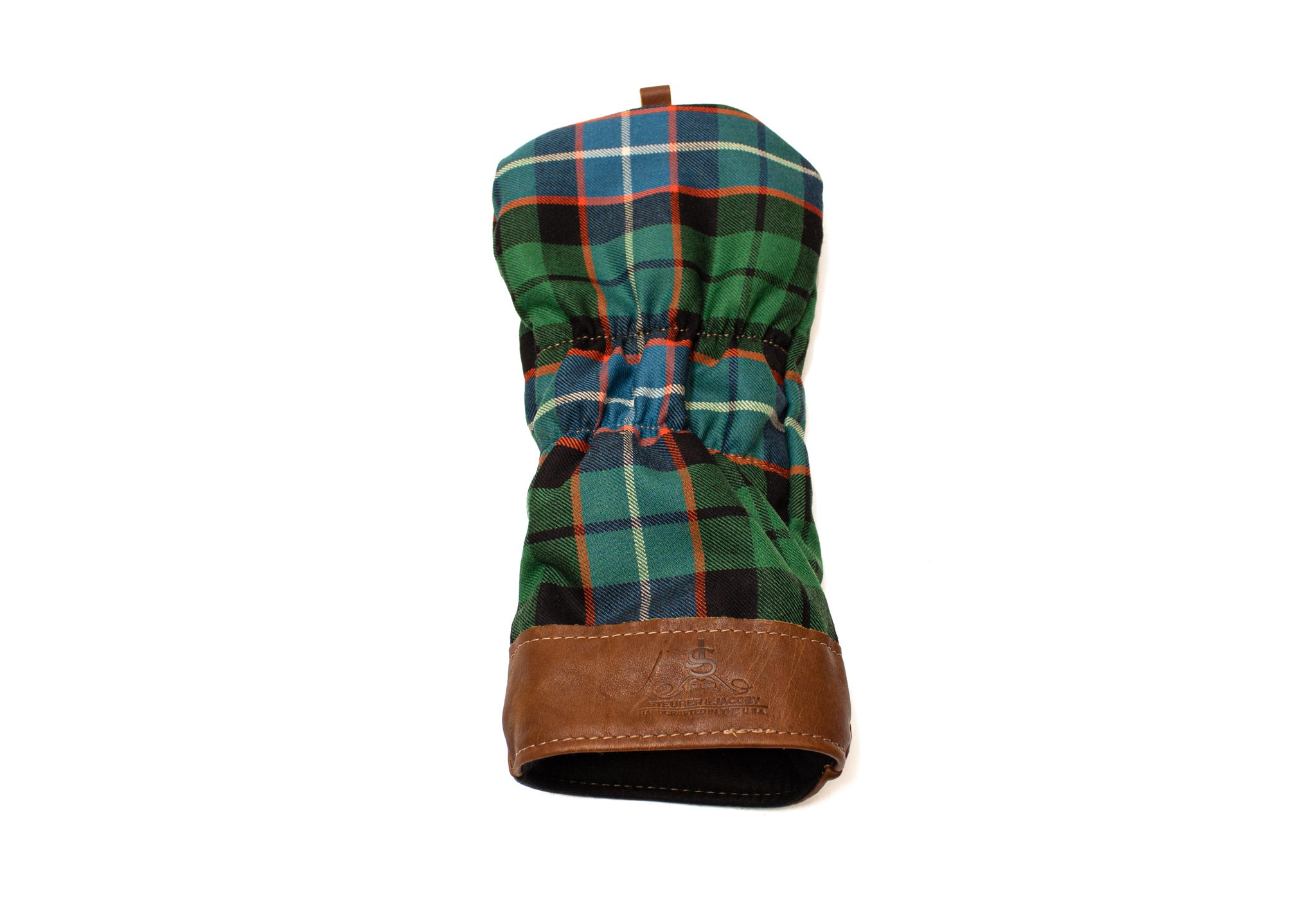 Leather & Wool Tartan Head Cover