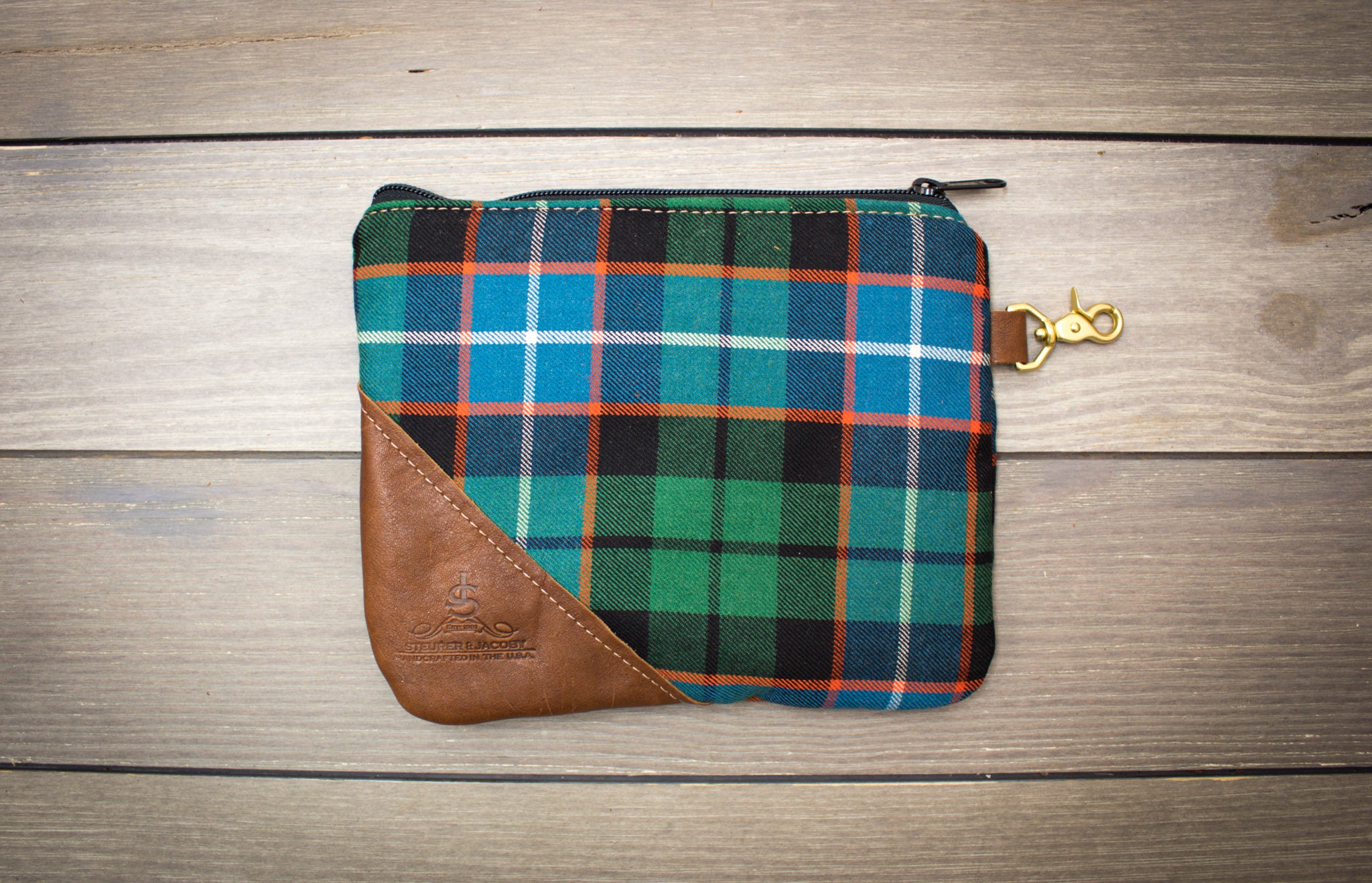 Leather & Wool Tartan Head Cover