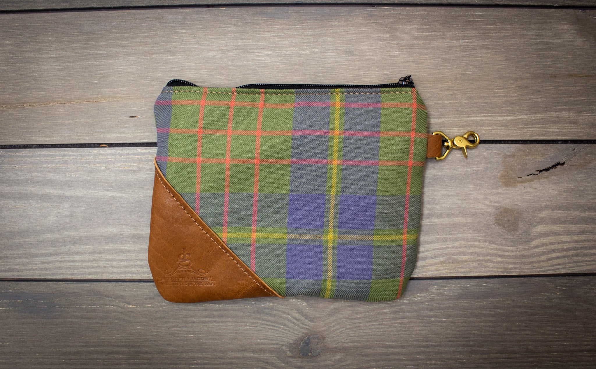 Leather & Wool Tartan Head Cover